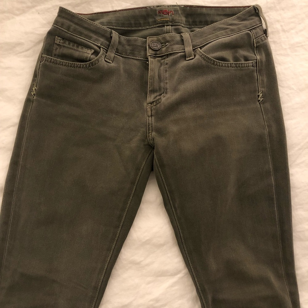 Marc Allison jeans in olive green color